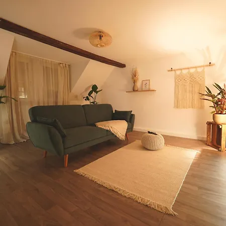 Zentrale, Gemuetliche Dachgeschoss-etage - 52qm - Altes Haus Auf 2,5 Etagen Exklusiv Fuer Dich - Mit 1 Schlafzimmer, Wohnzimmer Und Rueckzugsraum Zum Verweilen - Kueche, Grosses Bad, Netflix Pansiyon *